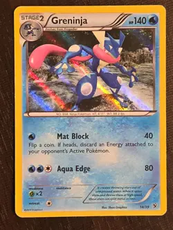 Greninja 14/39 Kalos Starter Set Pokemon Holo 2013 MP - Image 1