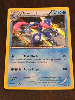 Greninja 14/39 Kalos Starter Set Pokemon Holo 2013 MP - Image 2