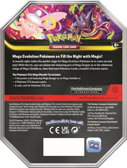 Pokemon TCG: Mega Moonlit Tin (1 at Random) - Image 3