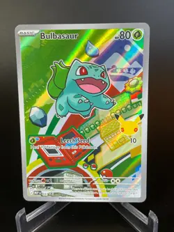 Pokemon Bulbasaur - 037 - First Partner Illustration Rare Promo #037 - Image 1