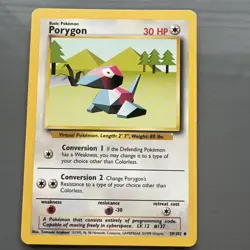 Porygon Base Set 39/102- Pokemon WOTC Vintage 1999 - Image 1