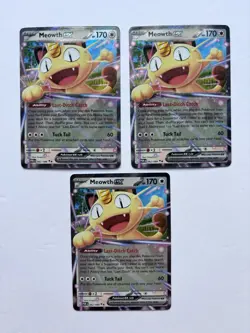 Meowth ex 062/088 Perfect Order Double Rare Holo English Pokemon TCG NM - Image 3
