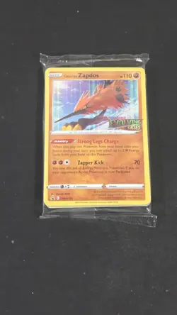 Galarian Zapdos SWSH124 Prerelease Evolving Skies Pokemon 2021 *SEALED* - Image 1