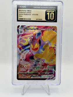 Machamp VMAX 073/189 Astral Radiance Holo Graded CGC PRISTINE 10 Pokemon 2022 - Image 1