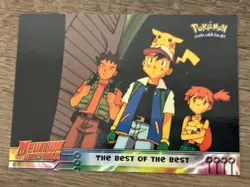 1999 Topps Pokemon the First Movie The Best of Best Silver Foil #20 Blue Logo - Image 1