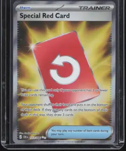 Special Red Card Holo Ultra Rare ME04: Chaos Rising 113/086 NM - Image 1