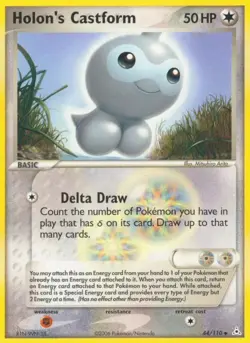 Holon's Castform 44/110 Holon Phantoms Pokemon Card NM - Image 1
