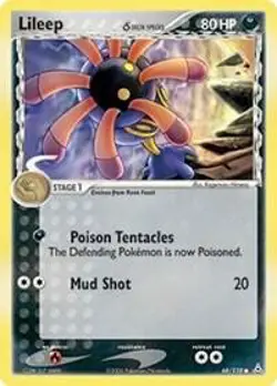 Lileep (Delta Species) 68/110 Holon Phantoms Pokemon Card NM - Image 1