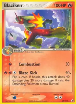 Blaziken 20/110 Holon Phantoms Pokemon Card NM - Image 1