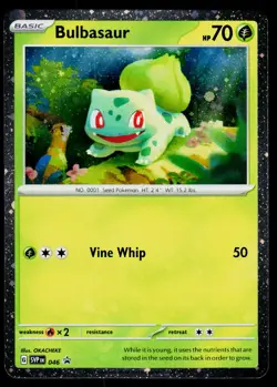 Bulbasaur - (Cosmos Holo) Promo SV: Scarlet & Violet Promo Cards 046 NM Holo - Image 1