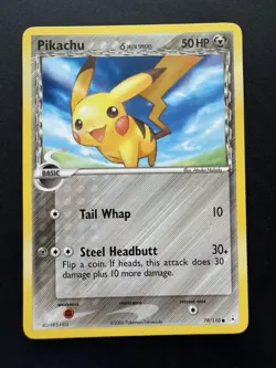 Pokemon Pikachu TCG Delta Species Holon Phantoms Card 79/110 Regular NM - Image 1