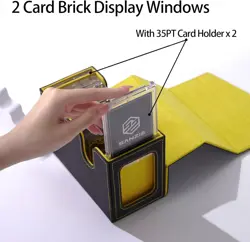 Card Deck Box for MTG Commander Deck Box with 2 Toploaders 35PT fits 240+ Single - Image 4