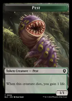 Pest // Shapeshifter Double-Sided Token - MTG Cards Shop - Image 1