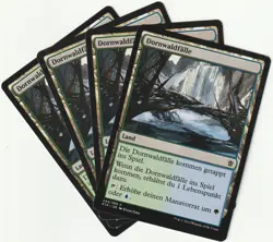 ✪ 4 MAGIC The Gathering DORNWALDFALLE Nonbasic Land PLAYSET KTK/DE NM/EX - Image 1