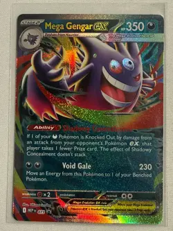 Pokemon TCG Mega Gengar ex 073 Mega Moonlit Tin Promo Card - Image 1