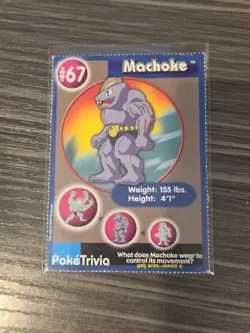Pokemon Tcg Machoke #67 Pokemon Card - Burger King LP/NM - Image 1