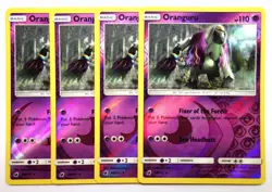 Pokemon, Crimson Invasion, X4 Oranguru 48/111, Reverse Holo, New, Mint - Image 1