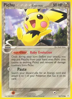 Pichu (Delta Species) 76/110 Holon Phantoms Pokemon Card NM - Image 1