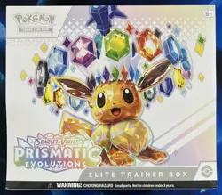 Pokemon 2025 Scarlet & Violet Prismatic Evolutions ETB Elite Trainer Box Nm M - Image 1