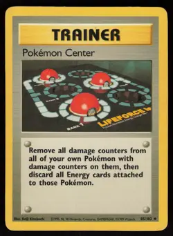 Pokemon Center Uncommon Base Set 085/102 MP - Image 1