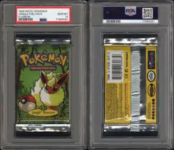 PSA 10 WOTC Pokemon Jungle Flareon Foil Booster Pack - Image 3