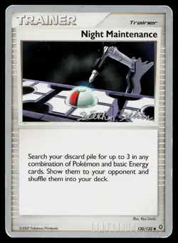 Night Maintenance 120/132 Uncommon World Championship Decks Pokemon HP - Image 1