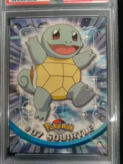 Graded PSA 9 SQUIRTLE #7 1999 Topps Pokemon T.V. MINT - Image 2