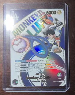 1 X Lot Monkey.D.Luffy (010) (Dodgers x ONE PIECE) #EB02-010 One Piece Card - Image 2