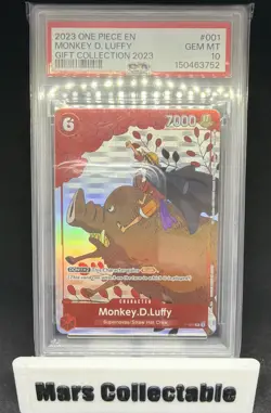 2023 ONE PIECE GIFT COLLECTION 2023 #001 MONKEY D. LUFFY PSA 10 - Image 1