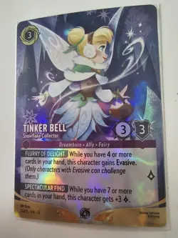 Tinker Bell - Snowflake Collector (Store Championship COLD FOIL) Disney Lorcana - Image 2