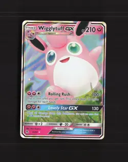 Wigglytuff GX 42/68 Hidden Fates Ultra Rare Holo Pokemon Card NM - Image 1