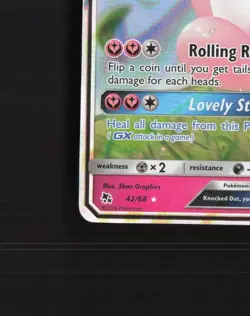 Wigglytuff GX 42/68 Hidden Fates Ultra Rare Holo Pokemon Card NM - Image 5