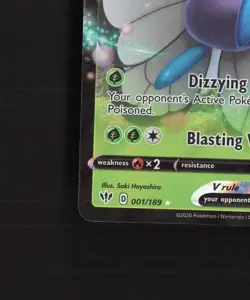 Butterfree V 001/189 Darkness Ablaze Ultra Rare Holo Pokemon Card NM - Image 5