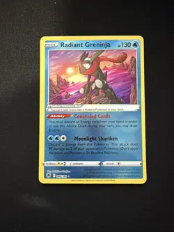 Pokemon Radiant Greninja #046/189 Near Mint Condition Rare Card! - Image 1