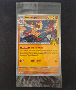 Pokemon Field Museum Fossil Exhibit Archeops Promo Card Buy 2-Save 10% - Image 1