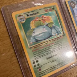 Holo Vintage Lot Dark Blastoise and Venusaur Pokemon Cards - Image 2