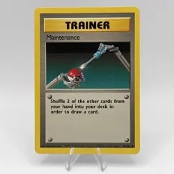 Maintenance 83/102 RARE VINTAGE 1999 POKEMON Trainer card - Image 1