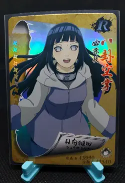 Hinata Hyuga HY16019 R Foil Naruto TCG CCG Anime Trading Card - Image 1
