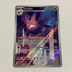 Crobat - 93/86 Illustration Rare Holo English Chaos Rising Pokemon Card - Image 1