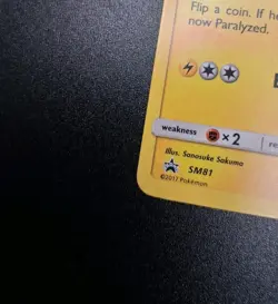Pikachu SM81 SM Black Star PromoHolo Card - Image 2