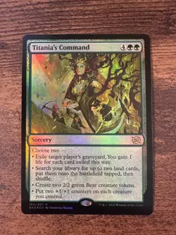 Titania's Command The Brothers' War Foil NM MTG - Image 1