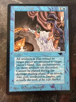 *** ANTIQUITIES Hurkyl's Recall *** NM-Mint Beauty! - MtG Magic - Image 1
