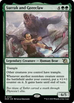 Surrak and Goreclaw NM, English MTG March of the Machine - Image 1