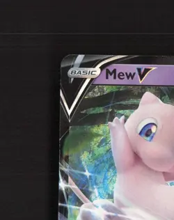 Mew V 069/189 Darkness Ablaze Ultra Rare Holo Pokemon Card LP - Image 3