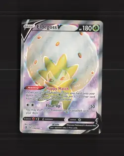 Eldegoss V 176/192 Rebel Clash Full Art Ultra Rare Holo Pokemon Card NM - Image 1