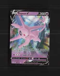 Espeon V 064/203 Evolving Skies Ultra Rare Holo Pokemon Card LP+ - Image 1