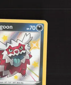 Galarian Zigzagoon SV078/SV122 Shining Fates Shiny Holo Rare Pokemon Card NM - Image 4