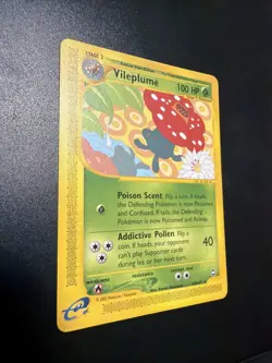 Pokemon 2002 Vileplume Aquapolis 043/147 100 HP Rare Regular Stage 2 - Image 2