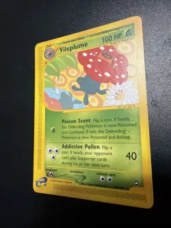 Pokemon 2002 Vileplume Aquapolis 043/147 100 HP Rare Regular Stage 2 - Image 3