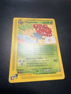 Pokemon 2002 Vileplume Aquapolis 043/147 100 HP Rare Regular Stage 2 - Image 4